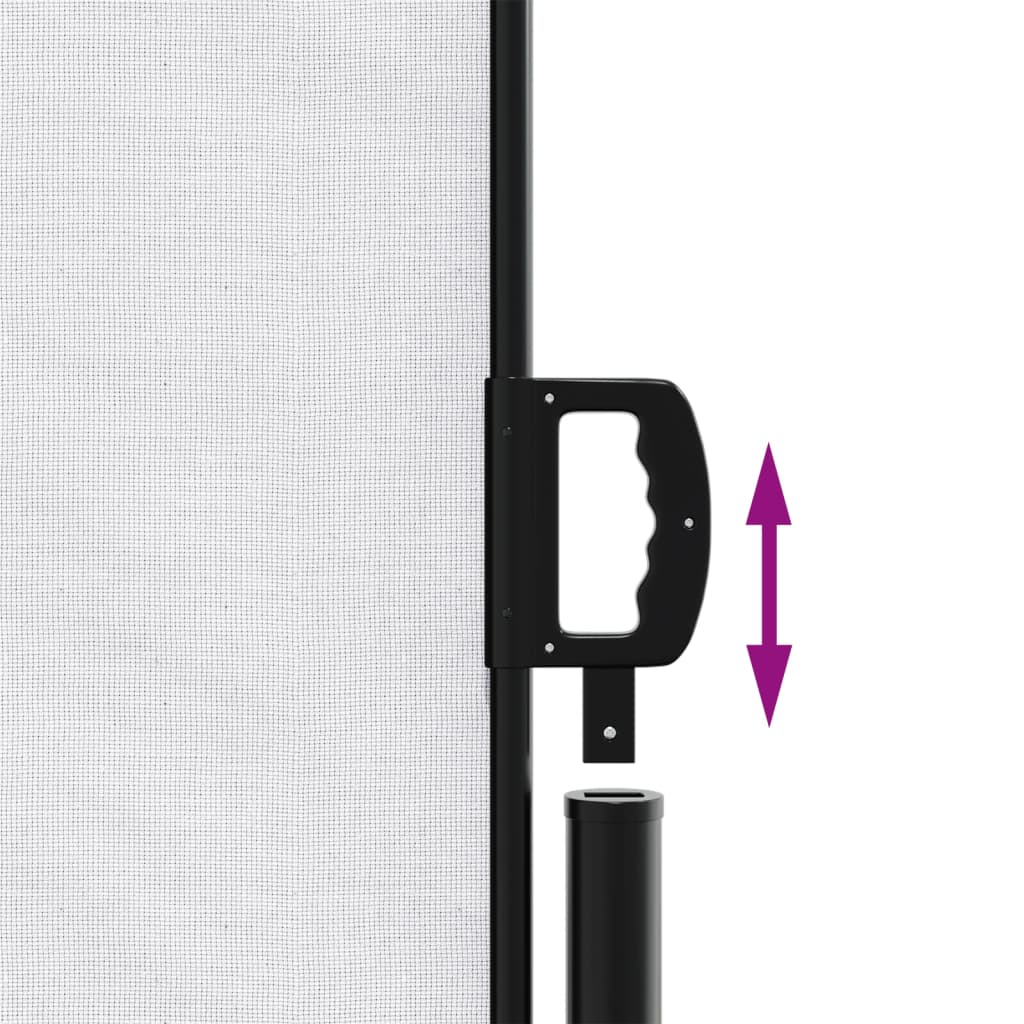 vidaXL Retractable Side Awning White 200x600 cm 6