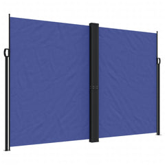 vidaXL Retractable Side Awning Blue 220x600 cm 2