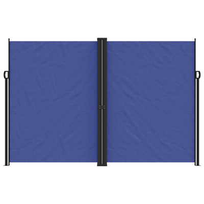 Retractable Side Awning Blue 220x600 cm