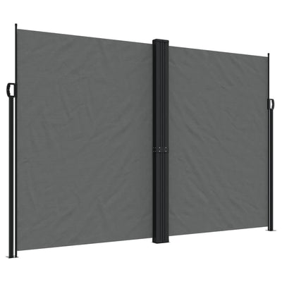 Retractable Side Awning Anthracite 220x600 cm