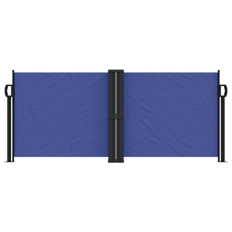 Retractable Side Awning Blue 100x1000 cm