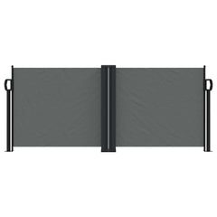 vidaXL Retractable Side Awning Anthracite 100x1000 cm 3