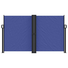 vidaXL Retractable Side Awning Blue 140x1000 cm 3