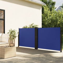 vidaXL Retractable Side Awning Blue 140x1000 cm 1