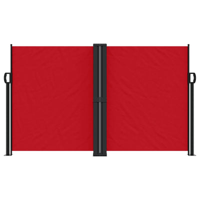 Retractable Side Awning Red 140x1000 cm