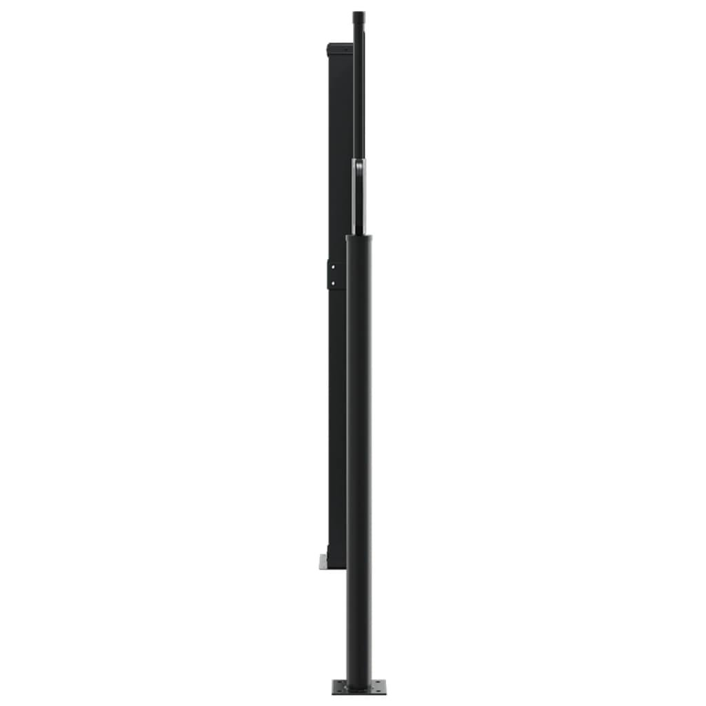 vidaXL Retractable Side Awning Red 140x1000 cm 4