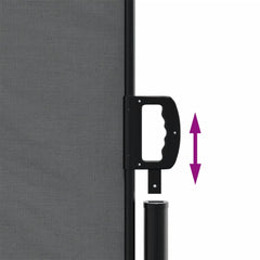 vidaXL Retractable Side Awning Anthracite 140x1000 cm 6