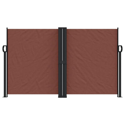 Retractable Side Awning Brown 140x1000 cm