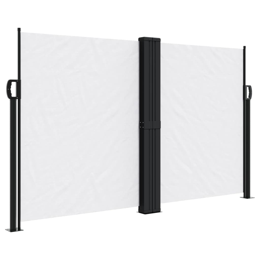 vidaXL Retractable Side Awning White 140x1000 cm 2