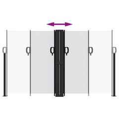 vidaXL Retractable Side Awning White 140x1000 cm 5