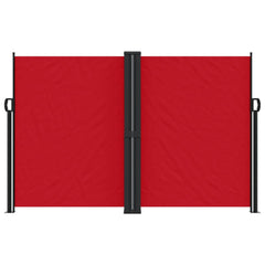 vidaXL Retractable Side Awning Red 160x1000 cm 3