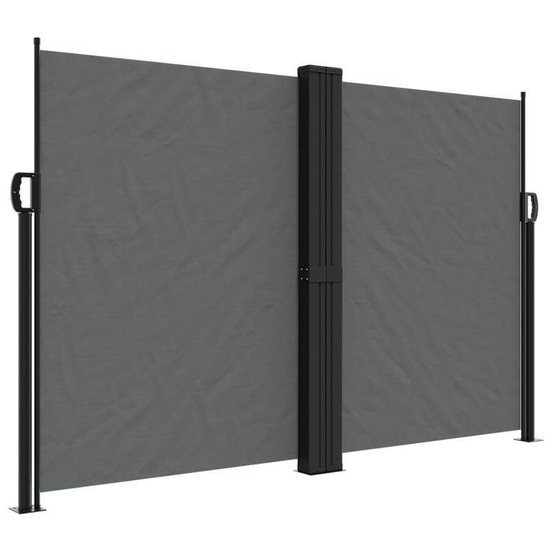 Retractable Side Awning Anthracite 160x1000 cm