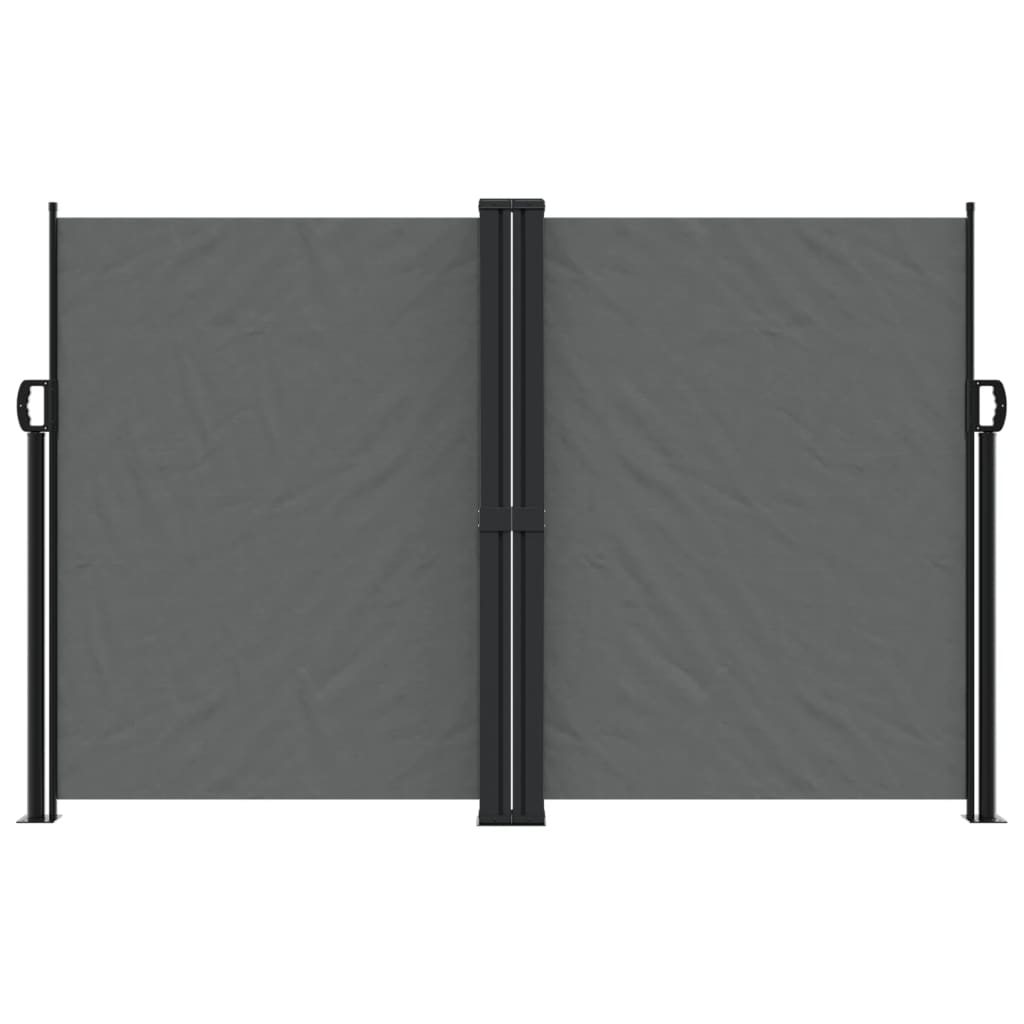 vidaXL Retractable Side Awning Anthracite 160x1000 cm 3