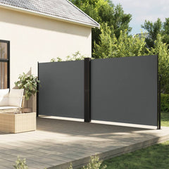 vidaXL Retractable Side Awning Anthracite 160x1000 cm 1