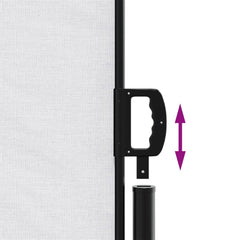 vidaXL Retractable Side Awning White 160x1000 cm 6