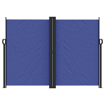 Retractable Side Awning Blue 180x1000 cm