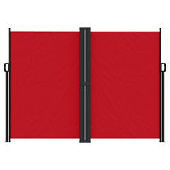 vidaXL Retractable Side Awning Red 180x1000 cm 3