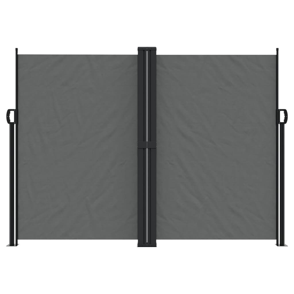 vidaXL Retractable Side Awning Anthracite 180x1000 cm 3