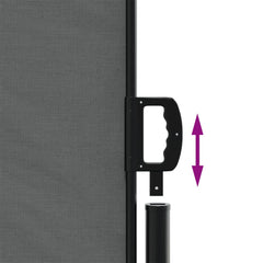 vidaXL Retractable Side Awning Anthracite 180x1000 cm 6