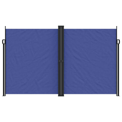 Retractable Side Awning Blue 200x1000 cm