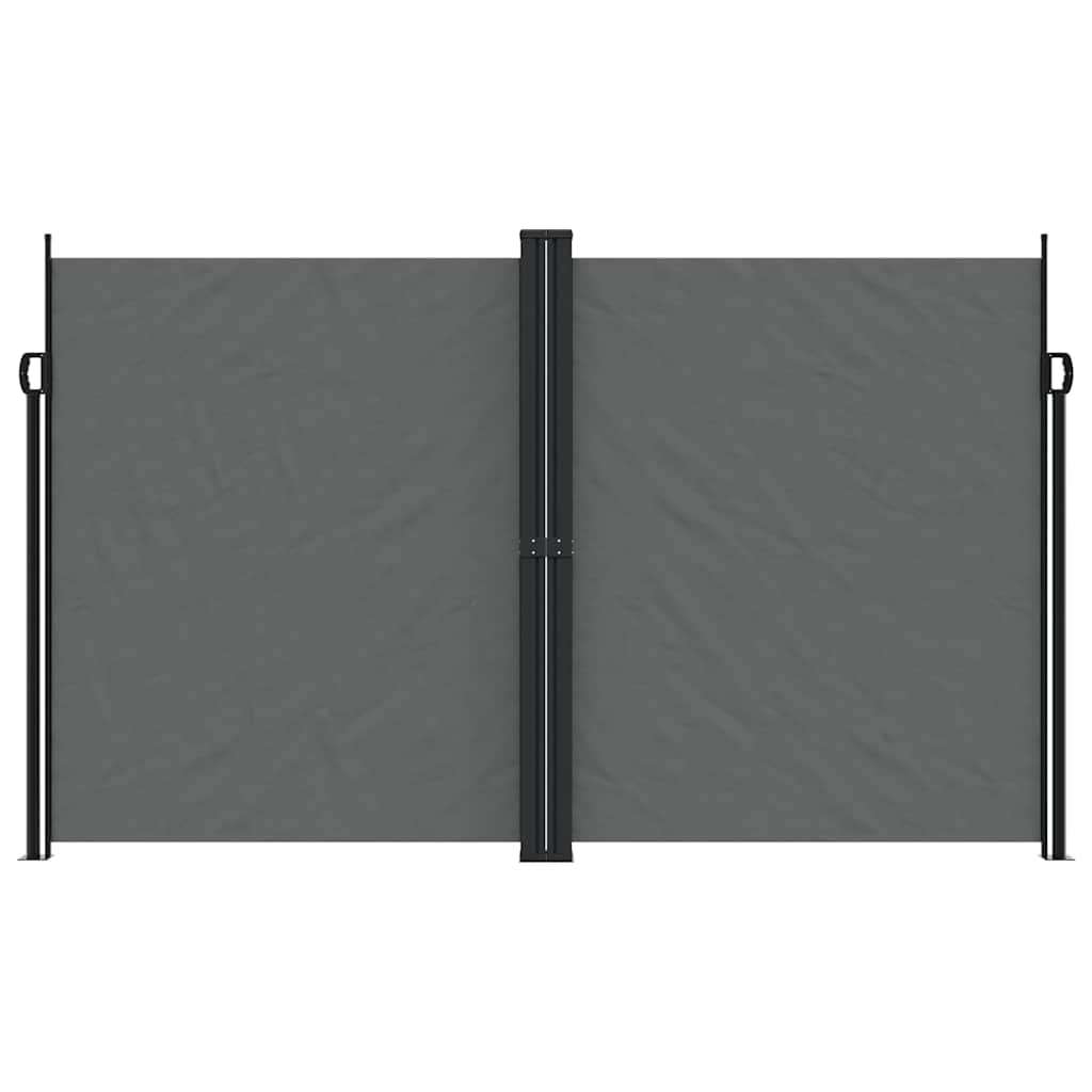 vidaXL Retractable Side Awning Anthracite 200x1000 cm 3