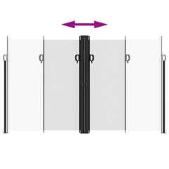vidaXL Retractable Side Awning White 200x1000 cm 5