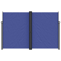 vidaXL Retractable Side Awning Blue 220x1000 cm 3