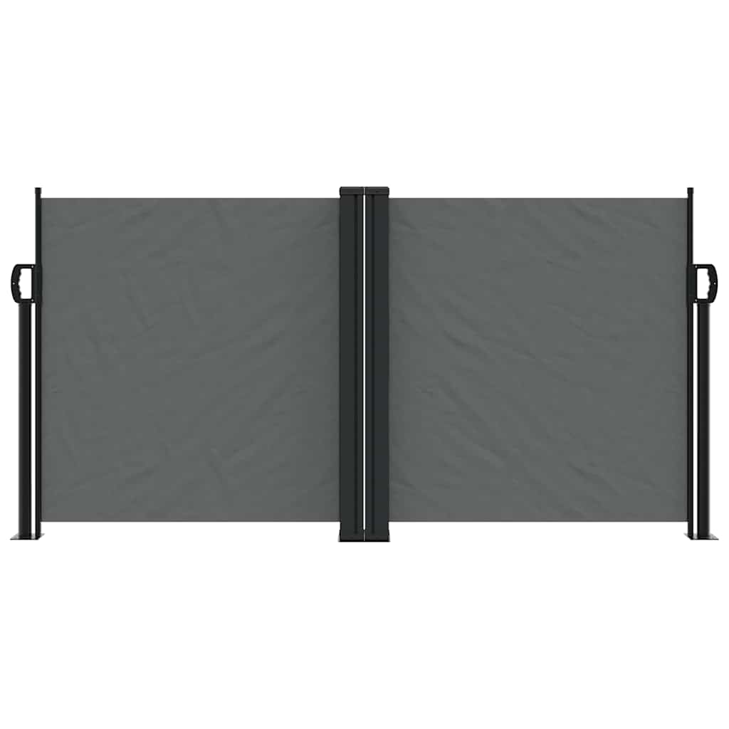vidaXL Retractable Side Awning Anthracite 120x1200 cm 3