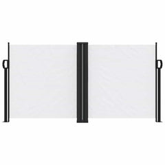 vidaXL Retractable Side Awning White 120x1200 cm 3