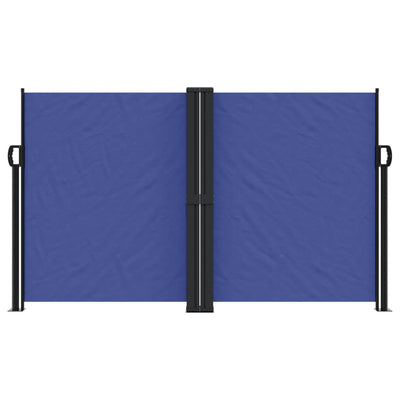 Retractable Side Awning Blue 140x1200 cm