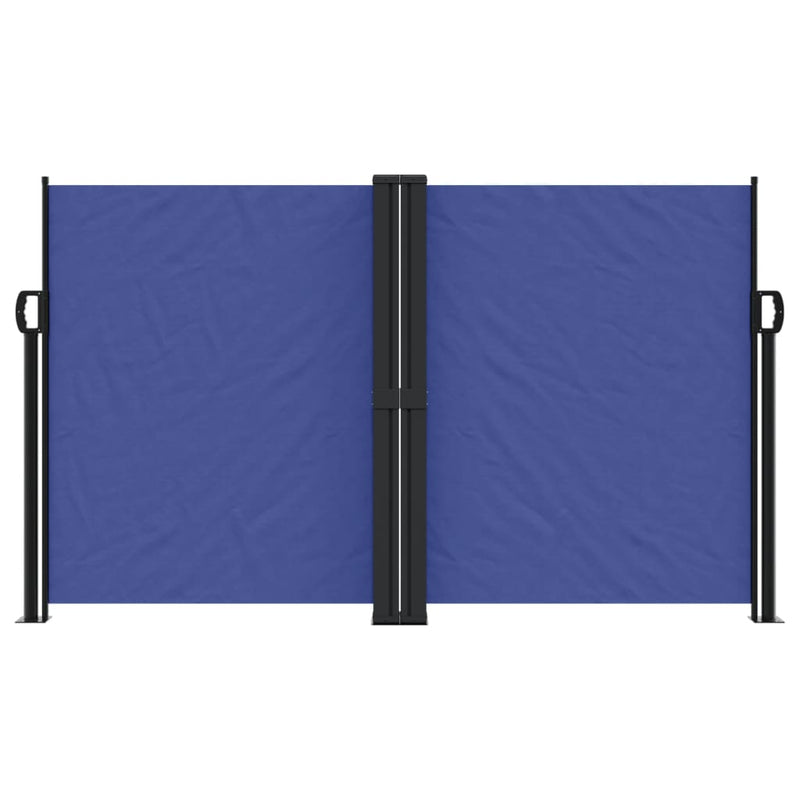 Retractable Side Awning Blue 140x1200 cm