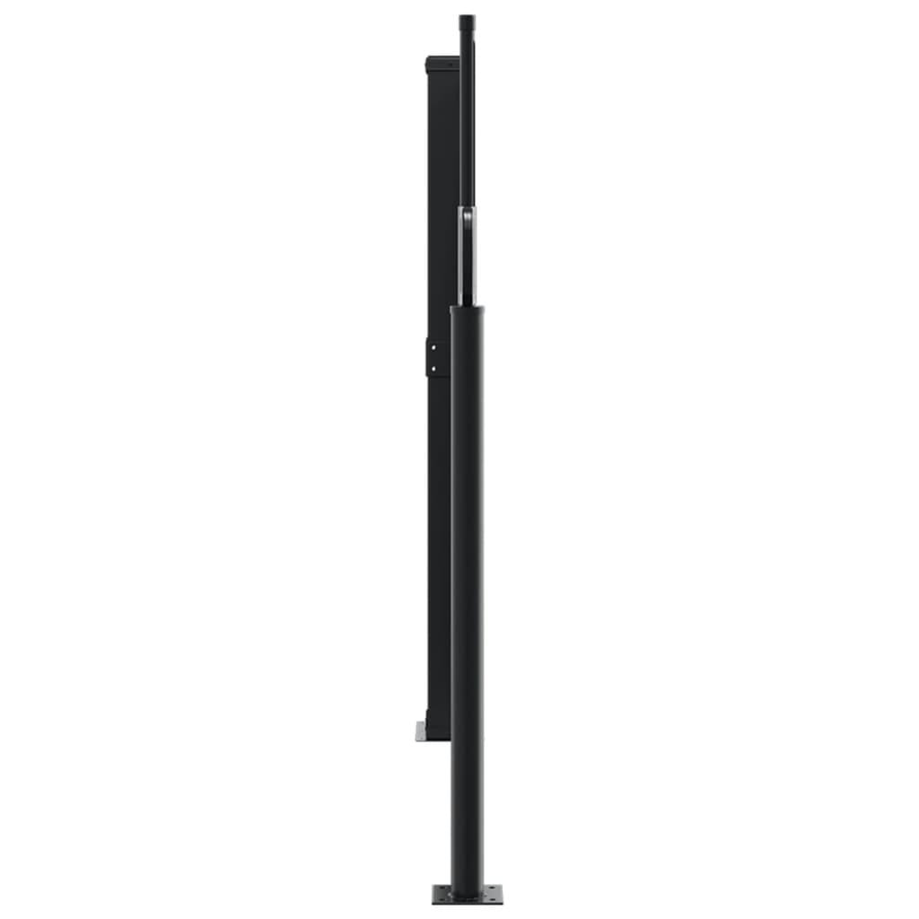 vidaXL Retractable Side Awning Blue 140x1200 cm 4