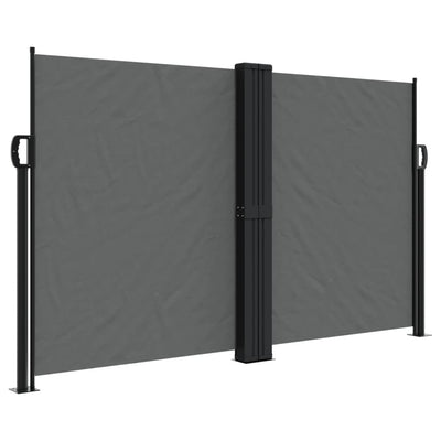 Retractable Side Awning Anthracite 140x1200 cm