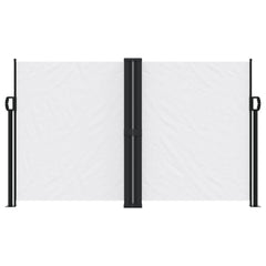 vidaXL Retractable Side Awning White 140x1200 cm 3