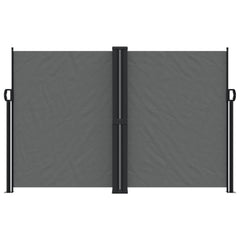 vidaXL Retractable Side Awning Anthracite 160x1200 cm 3