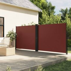vidaXL Retractable Side Awning Brown 160x1200 cm 1