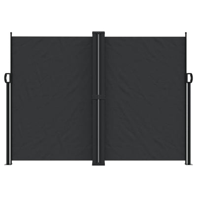 Retractable Side Awning Black 180x1200 cm