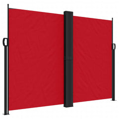 vidaXL Retractable Side Awning Red 180x1200 cm 2