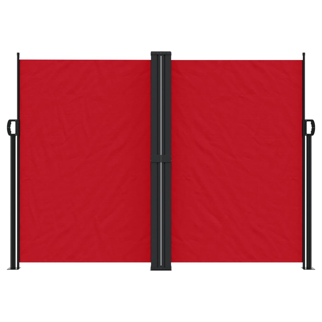 vidaXL Retractable Side Awning Red 180x1200 cm 3