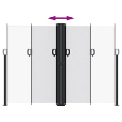 vidaXL Retractable Side Awning White 180x1200 cm 5