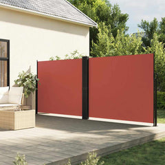 vidaXL Retractable Side Awning Terracotta 180x1200 cm 1