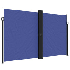 vidaXL Retractable Side Awning Blue 200x1200 cm 2