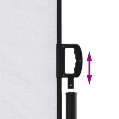vidaXL Retractable Side Awning White 200x1200 cm 6