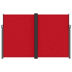 vidaXL Retractable Side Awning Red 220x1200 cm 3