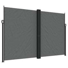 vidaXL Retractable Side Awning Anthracite 220x1200 cm 2