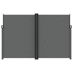vidaXL Retractable Side Awning Anthracite 220x1200 cm 3