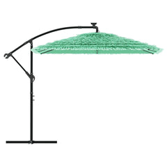 vidaXL Garden Parasol with Steel Pole Green 246x246x230 cm 4