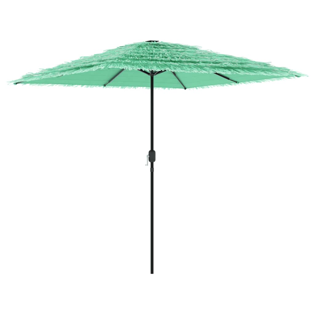 Garden Parasol with Steel Pole Green 248 cm 248 cm 248 cm