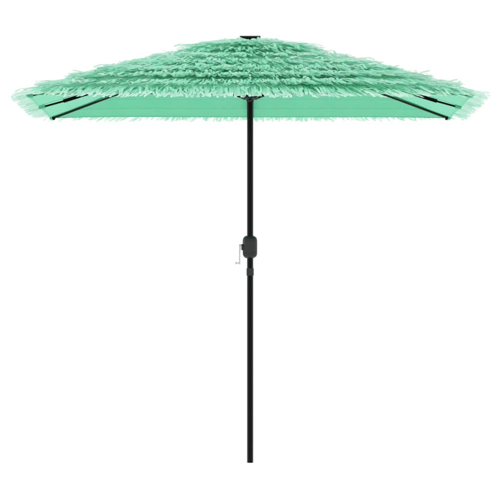 Garden Parasol with Steel Pole Green 248 cm 248 cm 248 cm