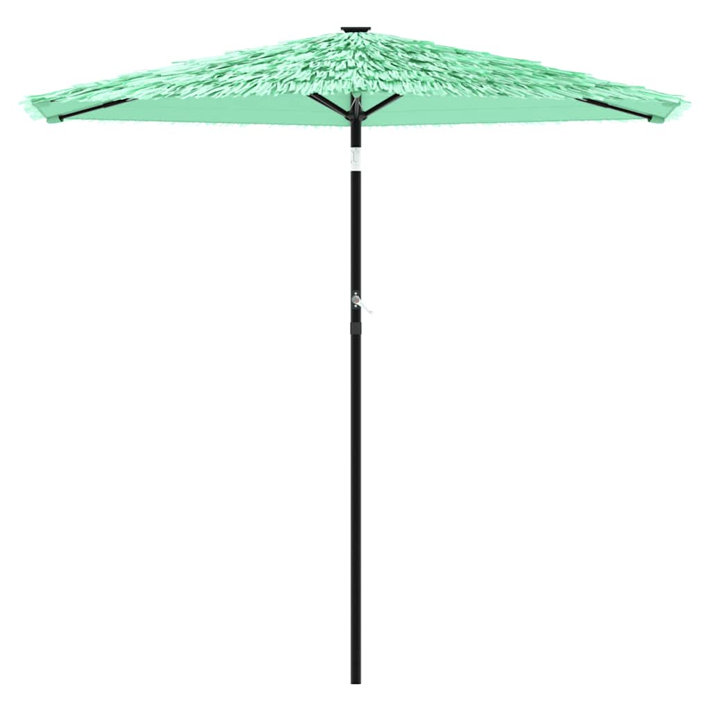 Garden Parasol with Steel Pole Green 268 cm 226 cm 268 cm